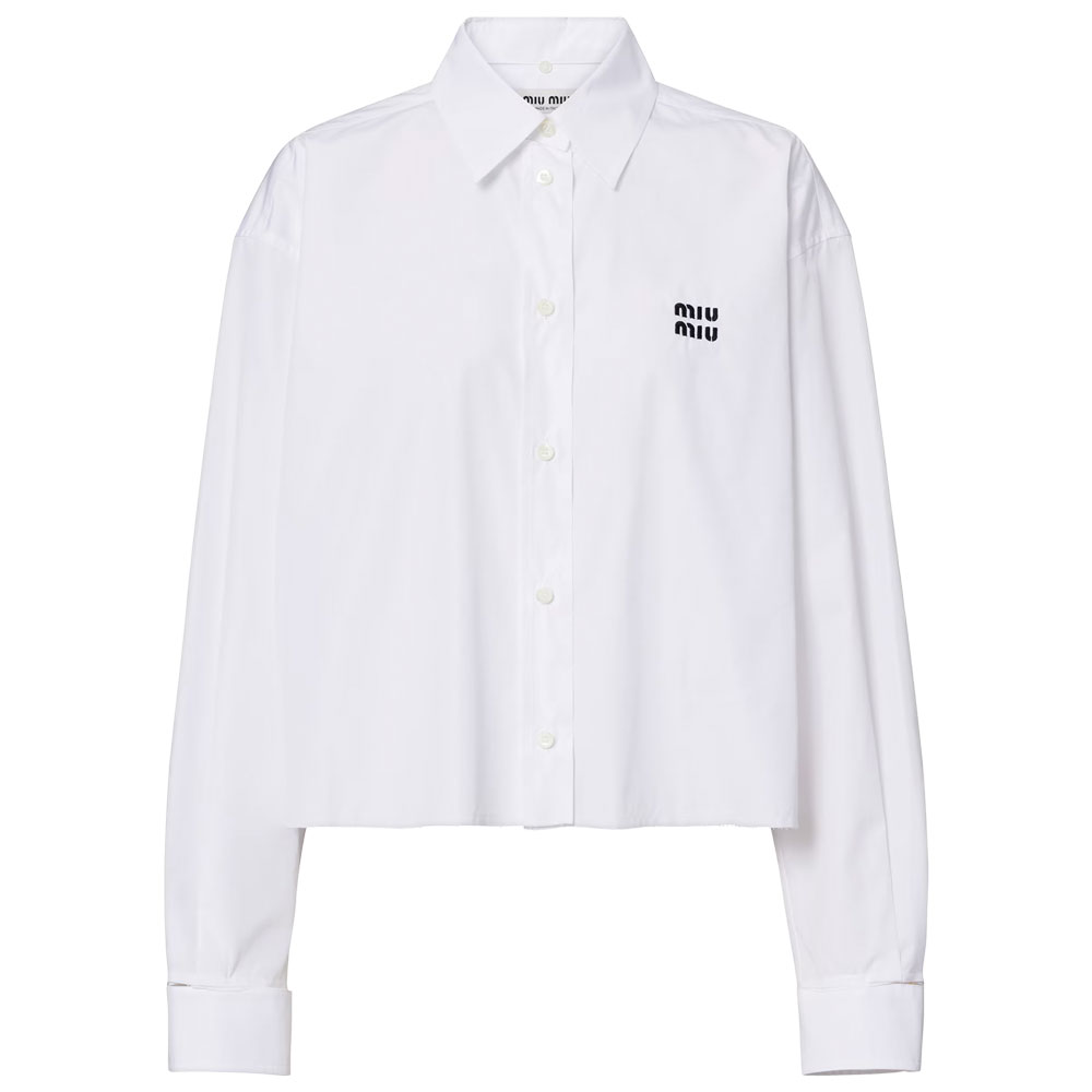 Miu Miu Cropped Shirt