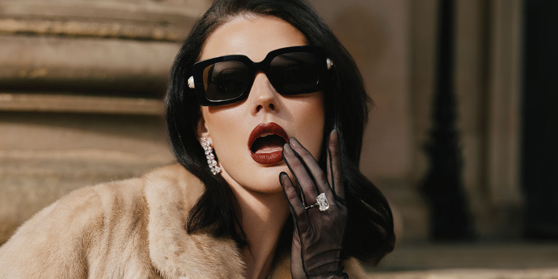 woman wearing ROX jewellery