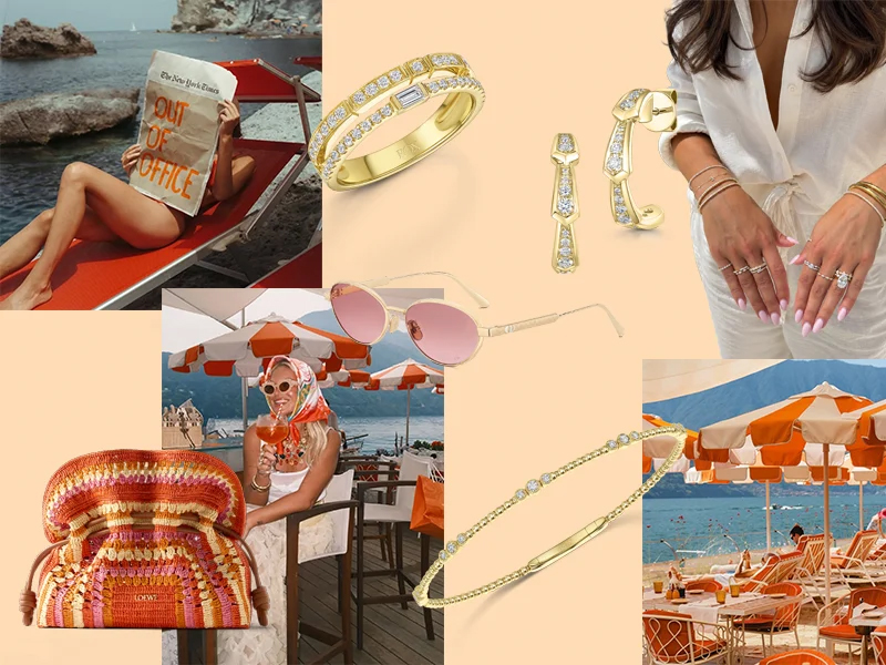 summer collage of ROX jewellery