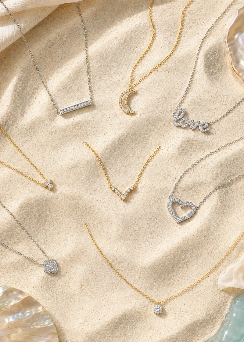 ROX Stacking jewellery on sand