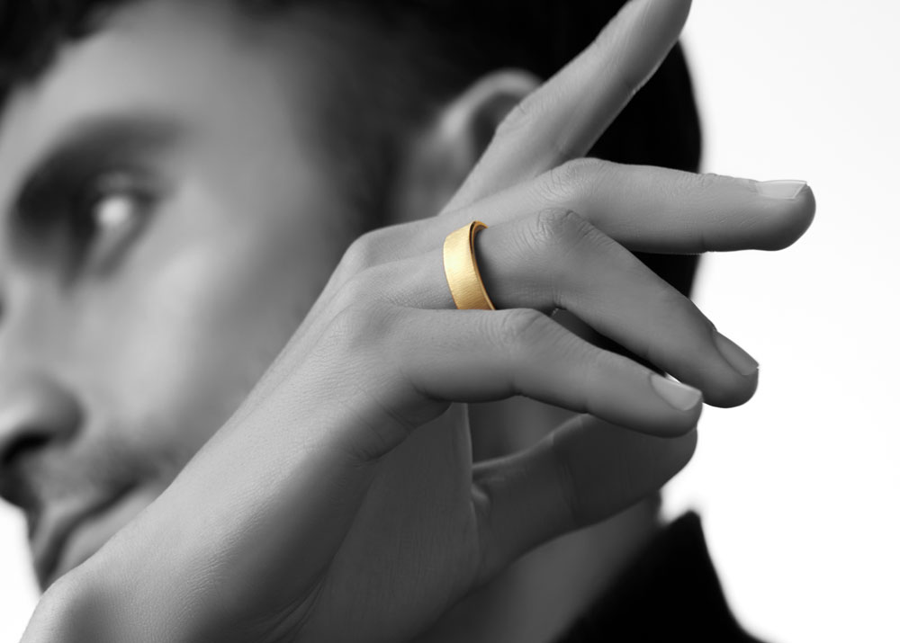 man wearing ring